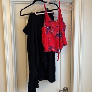 Torrid Challis Top and Skirt